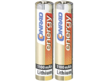 Aaa Batterij (potlood) Conrad Energy Extreme Power Lr03 Lithium 1.5 V 2 Stuks