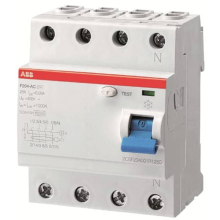 ABB 2CSF204101R2630 F204 A 63/0,1 Aardlekschakelaar A 4 polig 63 A 0.1 A 400 V