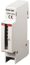 ABB E233 230 Bedrijfsurenteller