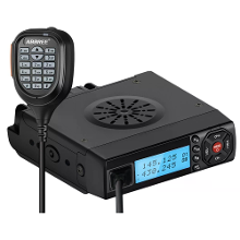 ABBREE AR 218 25W Mini Mobiele Radio Dual Band VHF/UHF 128 Kanalen PTT Programmering FM VOX Lange Bereik Draagbare Auto
