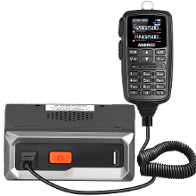 ABBREE AR 7600 30W Dual Band Mini Walkie Talkie 500 Kanalen VHF UHF NOAA Weeralarmen Dubbele PTT HD Kleurenbeeldscherm M