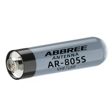 ABBREE AR 805S Hoornradio antenne Dubbelband VHF UHF 144 / 430MHz SMA vrouwelijk 2,15 dBi winst 1,96 inch Korte stub Lan