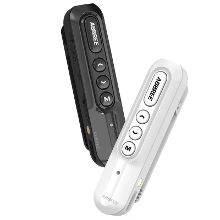 ABBREE AR W5 Kraag Clip Mini Walkie Talkie Draadloos Kopie Frequentie UHF Type C 8 Volume Niveaus G Vorm Tweeweg Handsfr