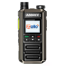 ABBREE GP 18 Zello Walkie Talkie 6000mAh batterij Dual Simkaart slots wereldwijde POC Android Bluetooth WIFI afstand onb