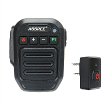 ABBREE Walkie Talkie Draadloze bluetooth Handheld Speaker Mic Schoudermicrofoon voor BaoFeng Quansheng Tweeweg Radio acc