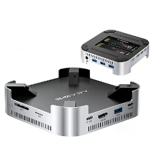 Acasis M001 11 in 1 USB C Docking Station met dual M.2 NVMe SSD slot / 10Gbps USB A*4 / PD30W / 4K60Hz HD / SD/TF 3.0 Mu