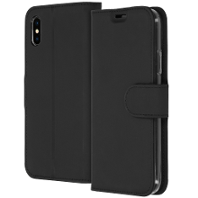 Accezz Zwarte Wallet Tpu Booklet Voor De Iphone X