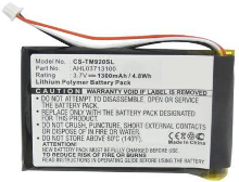 Accu voor navigatiesysteem Beltrona Vervangt originele accu AHL03713100 TomTom 3.7 V 1300 mAh