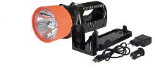 Acculux 442181 Accu Handschijnwerper Unilux 7 Zwart, Oranje Led 6 H