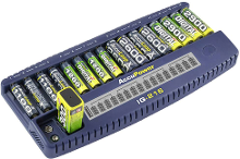 AccuPower IQ216 Batterijlader NiCd, NiMH AAA (potlood), AA (penlite), 9 V (blok)