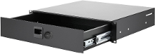 Adam Hall 87402CL 19 inch rackschuiflade 2 HE Staal