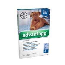 Advantage Nr. 400, Vlooienmiddel Voor Honden 3 Stuks