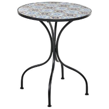 AGGIUS   Bistrotafel   Zwart   IJzer