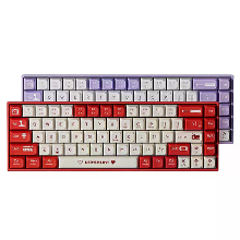 Ajazz AK680 Bedrade Mechanische Gaming Toetsenbord 68 Toetsen Hot verwisselbaar RGB Licht EVA Sandwich USB E sports Game