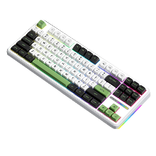 AKKO Aulu F87Pro 87 toetsen Tri mode Mechanisch Gaming Toetsenbord Hot swappable RGB PBT Keycaps 2.4G/BT/Type C Bedraad Gamin