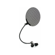 Alctron MA019B Filter Dubbel Gelaagd Windscherm Met Verbeterde Flexibele Zwanenhals Clip Stabilisatie Arm