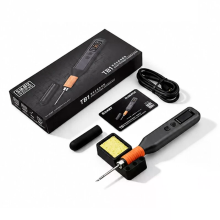 ALIENTEK TB1 Draadloze soldeerbout Type C 65W 0.96 Inch IPS LCD T210 draagbare oplaadbare soldeerboutset
