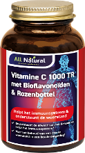 All Natural Vitamine C 1000 TR met Bioflavonoïden & Rozenbottel Tabletten