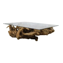 Allibert HSM Collection salontafel Root   blank   140x90x45 cm   Leen Bakker