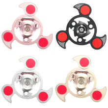 Aluminum Alloy Colorful Ring Shape Rotating Fidget Hand Spinner Edc Fingertips Reduce Stress Toys