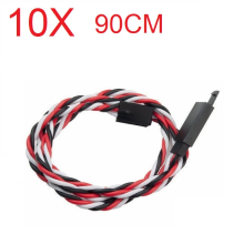 Amass 60 Core 90cm Anti Off Servo Extension Wire Cable For Futaba