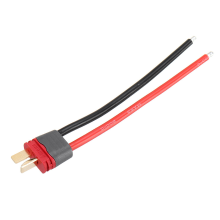 Amass EUHOBBY 10 cm 14AWG T Deans Man Vrouw Plug Siliconen Oplaadkabel voor Acculader