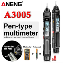 ANENG A3005 Digitale Multimeter Pennentype 4000 Tellingen Professionele Meter Niet Contact Auto AC/DC Spanning Ohm Diode