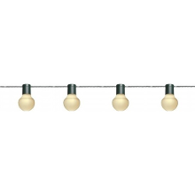 Anna's Collection Feestverlichting lichtsnoer   warm witte lampbolletjes   10 meter