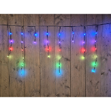 Anna's Collection Ijspegel verlichting   132 led lampjes   kleurveranderend  500 x 60 cm   afstandsbediening