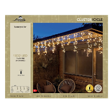 Anna's Collection Ijspegelverlichting   1032 led lampjes   warm wit   700 cm   timer en dimmer   knipper effect