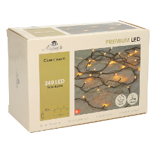 Anna's Collection Kerstverlichting 240 led lampjes   klassiek warm wit   24 meter   lichtsnoer