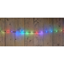 Anna's Collection Kerstverlichting   gekleurd   10 meter   100 led lampjes   5 m aanloopsnoer zwart