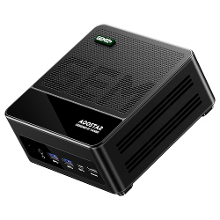 AOOSTAR GEM12+ AMD Ryzen 7 8845HS 8 Kern 16 thread Mini PC 32GB DDR5 RAM 1TB SSD 4K Quad Schermuitgang WIFI6 BT5.2 HD US