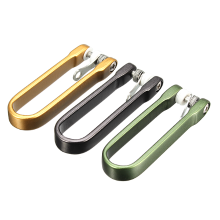 Aotddor Aluminum U Shaped Portable Key Clip Keychain Edc Tool   3 Colors