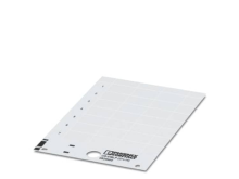 Apparaatmarkering Montagemethode: Plakken Markeringsvlak: 27 X 27 Mm Geschikt Voor Serie Componenten En Schakelsystemen Wit Phoenix Contact Us Emlp (27x27)