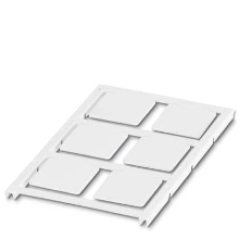 Apparaatmarkering Montagemethode: Vastklemmen Markeringsvlak: 27 X 27 Mm Geschikt Voor Serie Frames Wit Phoenix Contact Uc Emp (27x27) 0825451 Aantal
