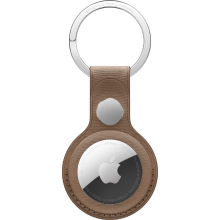 Apple FineWoven AirTag sleutelhanger   Taupe hoesje