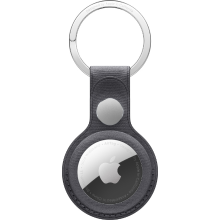 Apple FineWoven AirTag sleutelhanger   Zwart hoesje