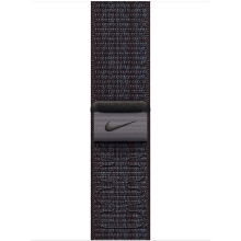 Apple Geweven sportbandje van Nike   Zwart/blauw (41 mm) armband