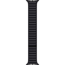Apple Leather Link bandje   Middernacht (41 mm)   M/L horlogeband