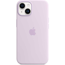 Apple Siliconenhoesje met MagSafe voor iPhone 14   Lila telefoonhoesje