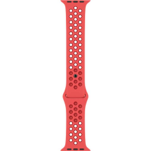 Apple Sportbandje van Nike   Bright Crimson/Gym Red (45 mm) horlogeband
