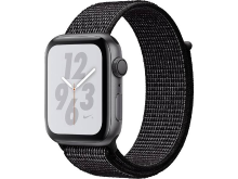 Apple Watch Series 4 Nike+ 44 Mm Aluminium Kast Spacegrijs Sportband Zwart