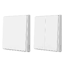 Aqara D1 Slimme Zigbe wandgemonteerde schakelaar Intelligent draadloze sleutel lichtknop Afstandsbediening Schakelaar On