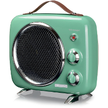 Ariete Vintage groene ventilatorkachel ventilatorkachel 2000 Watt, verwarmen en koelen