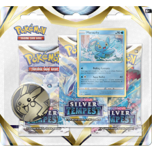 Asmodee TCG Sword & Shield Silver Tempest 3 pack Blister