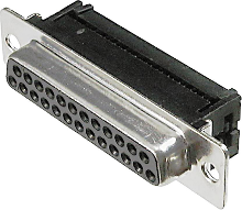 ASSMANN WSW A DFF 15LPIII/Z D sub female connector 180 ° Aantal polen: 15 Snijklem 1 stuk(s)