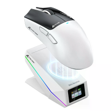 Attack Shark X11 PRO V2 Drie modus Draadloze Gaming muis met oplaadstation TFT scherm PAW3315 30000 DPI 1000Hz 65g Licht