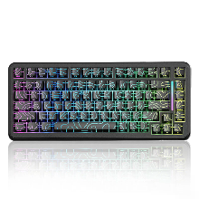 ATTACKSHARK X82PRO HE Mechanische Gaming Toetsenbord RGB 75% Indeling Tri mode Magnetische Amber As met 0,01 mm RT Nauwk