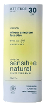 Attitude Sensitive Natural SPF30 Sunscreen Face Stick